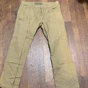 Tan old navy cargo pants